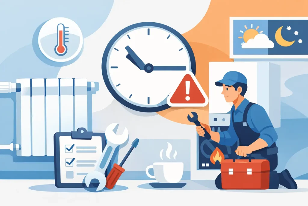 When to Book a Central Heating Repair Service