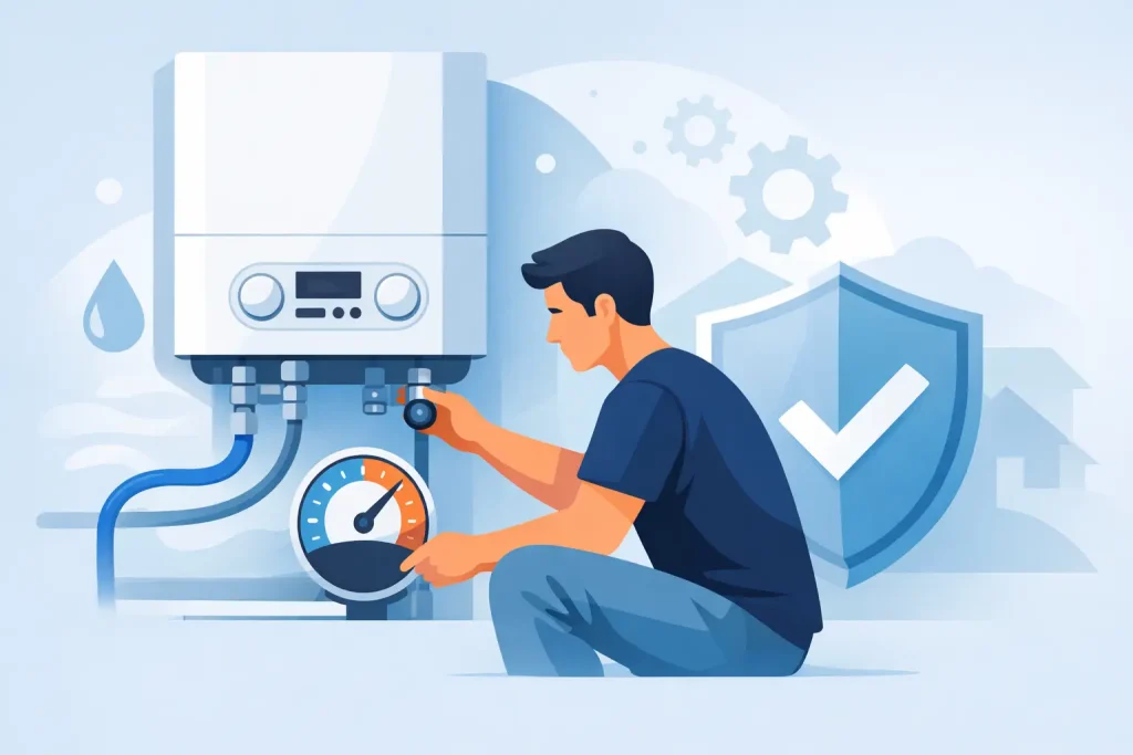 How to Repressurise Boiler Safely