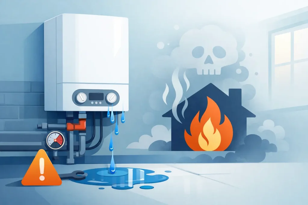 Is a Leaking Boiler Dangerous?